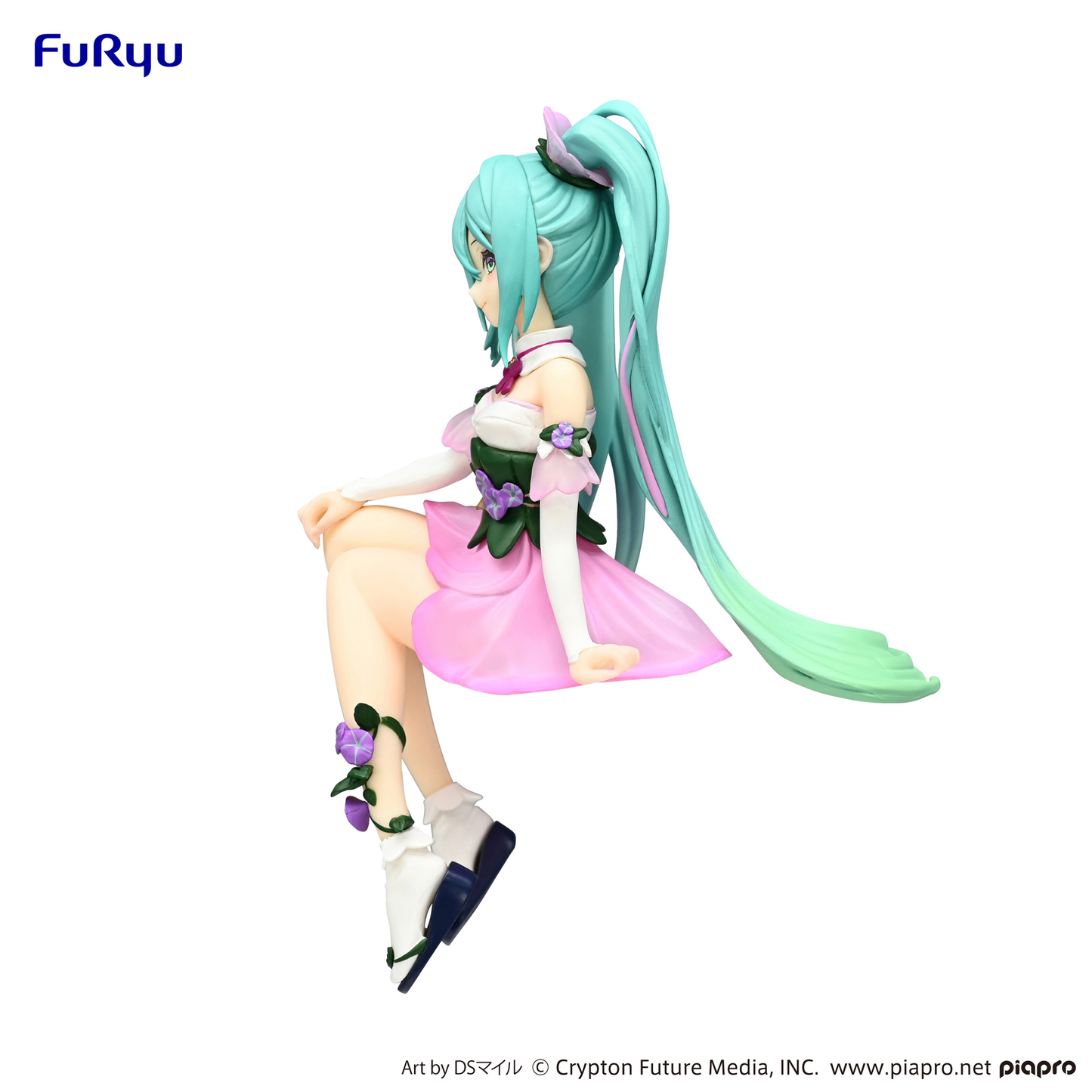 Vocaloid: Miku Morning Glory Pink Ver. Noodle Stopper Prize Figure