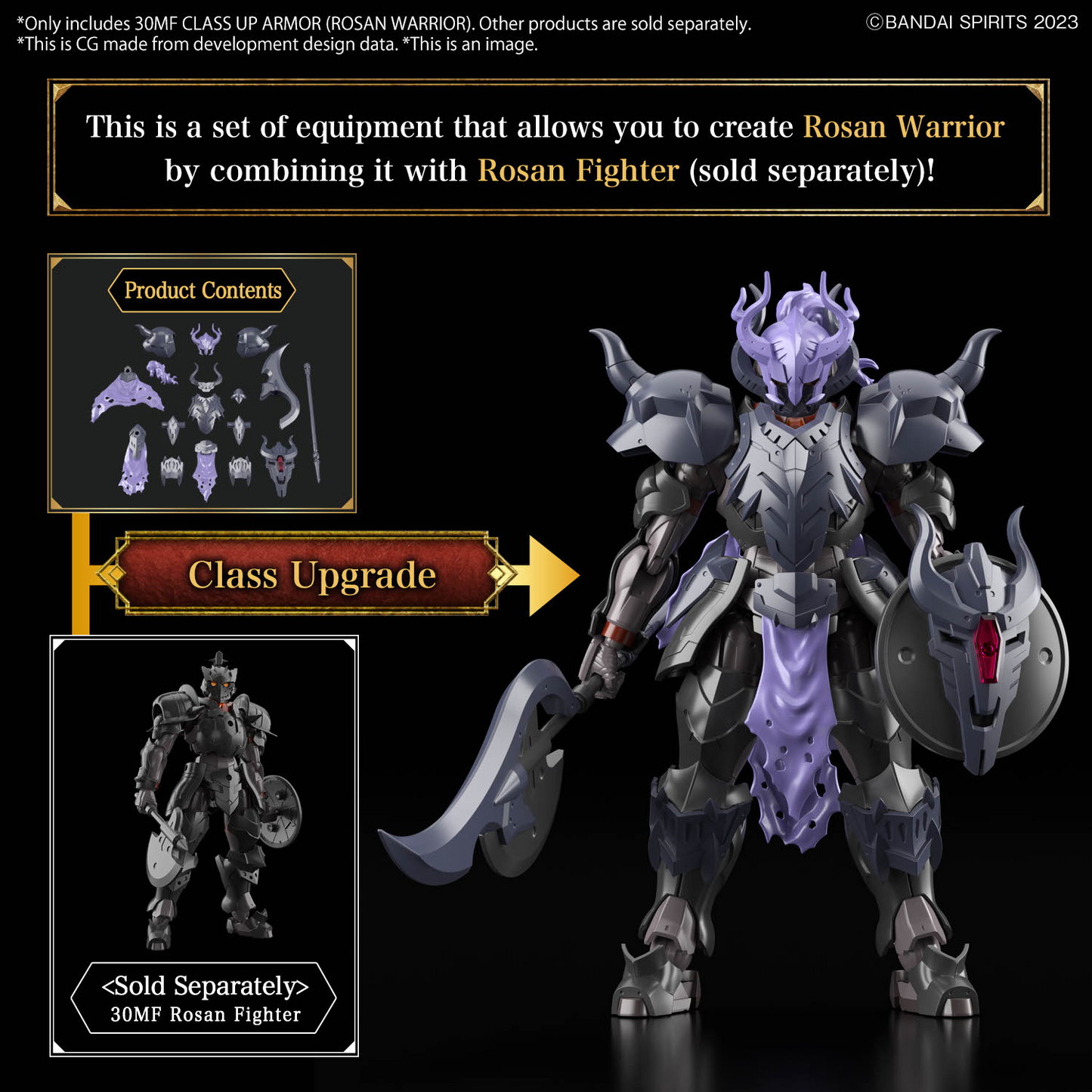 30 Minutes Fantasy: Class Up Rosan Warrior Model Option Pack