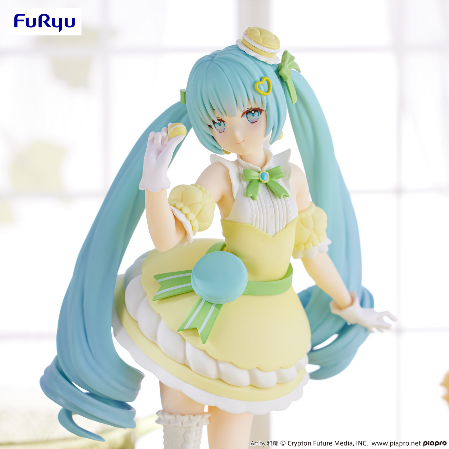 Vocaloid: Hatsune Miku SweetSweets Macaroon Citron Colour Ver. Exceed Creative Prize Figure