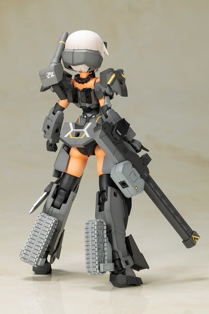 Frame Arms Girl: Gourai-Kai [Black] with FGM148 Type Anti-Tank Missile Model Kit