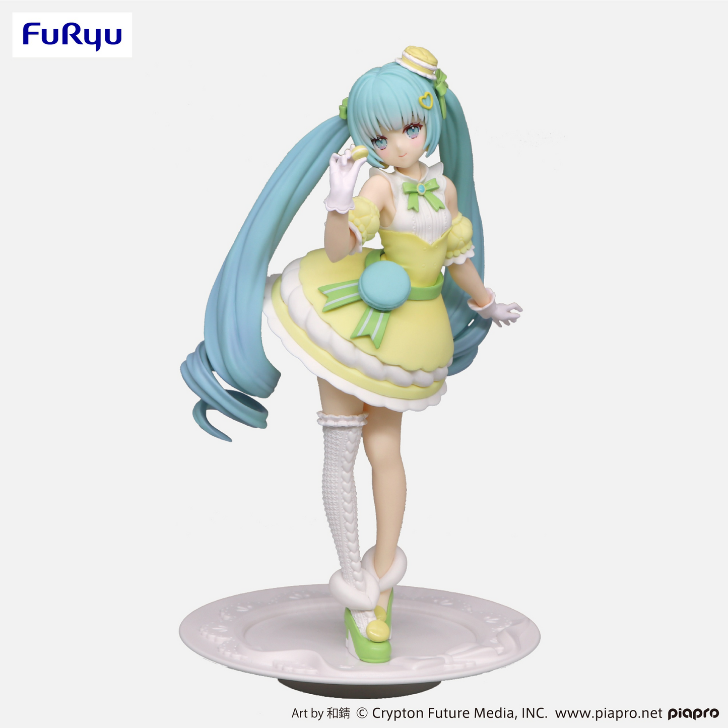 Vocaloid: Hatsune Miku SweetSweets Macaroon Citron Colour Ver. Exceed Creative Prize Figure