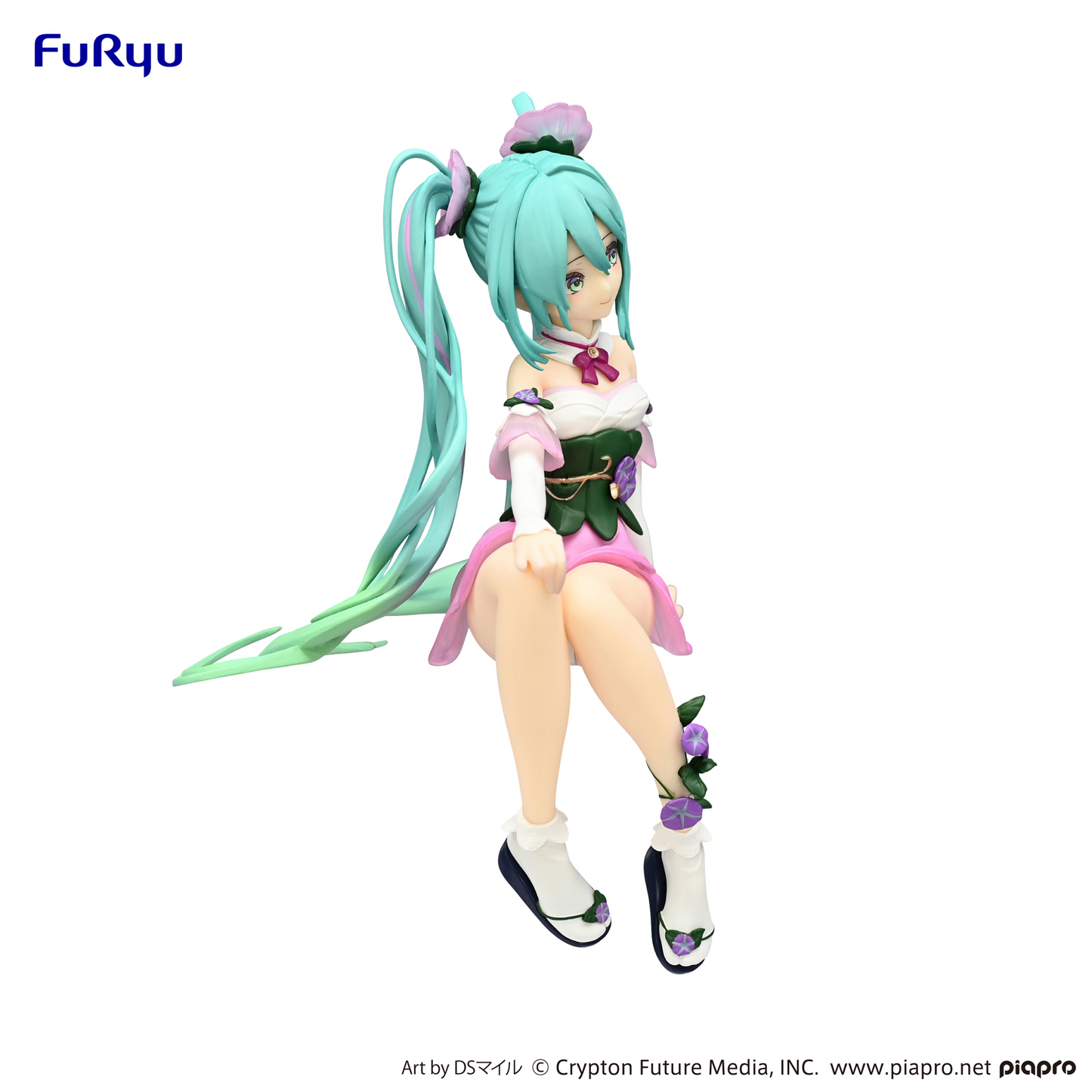 Vocaloid: Miku Morning Glory Pink Ver. Noodle Stopper Prize Figure