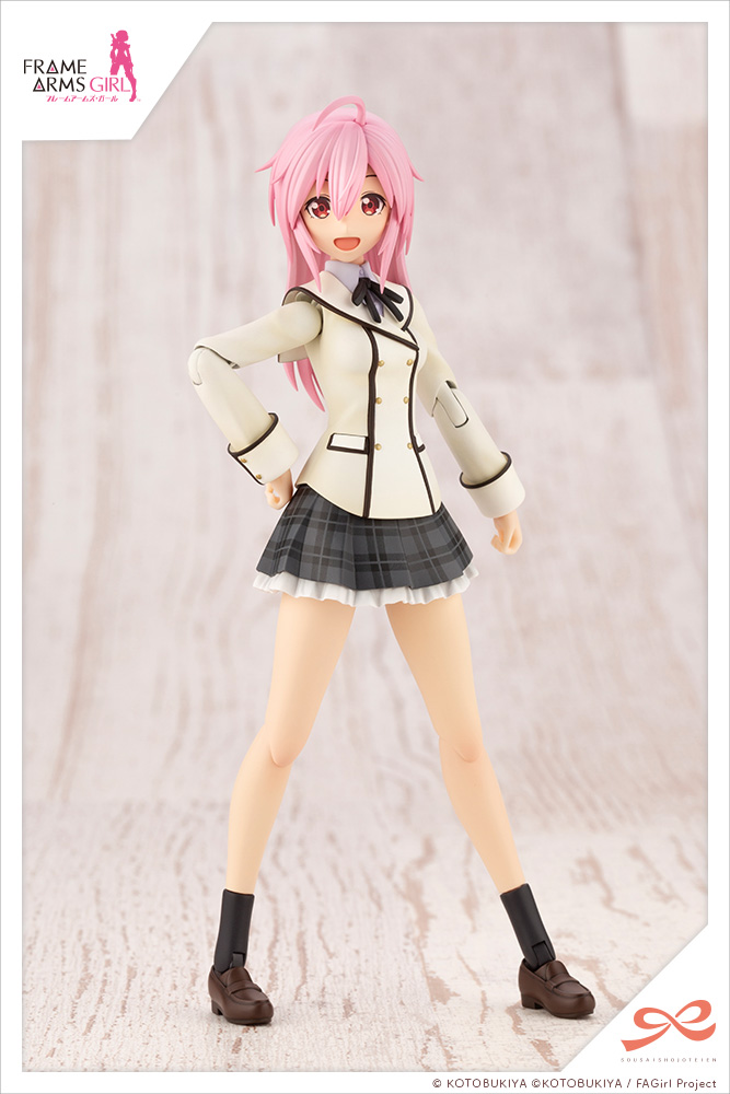 Sousai Shoujo Teien: Ao Gennai High School Winter Clothes [Dreaming Style Happy Monochrome] Model Kit