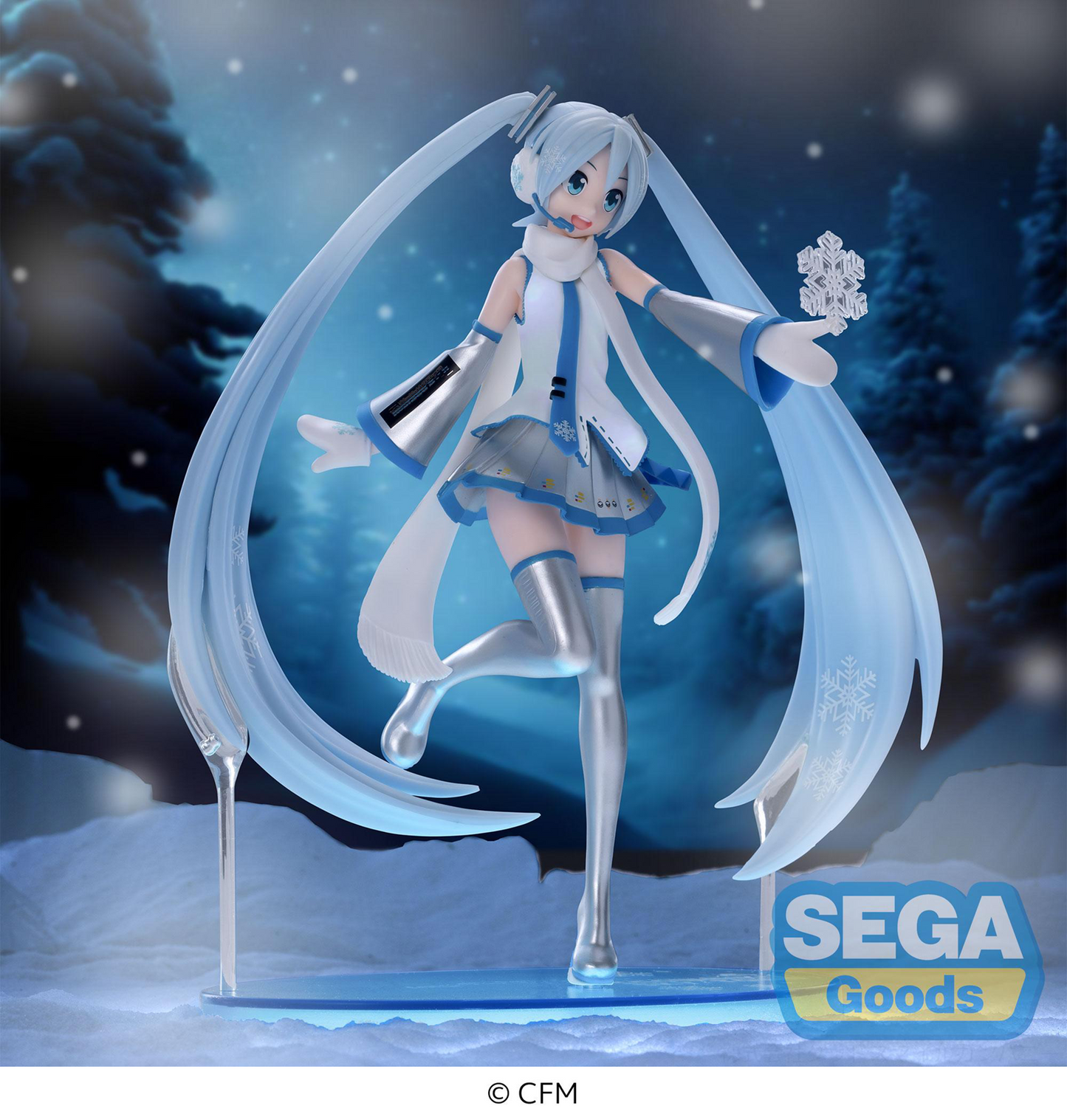 Vocaloid: Snow Miku -Sky Town Ver.- Luminasta Prize Figure