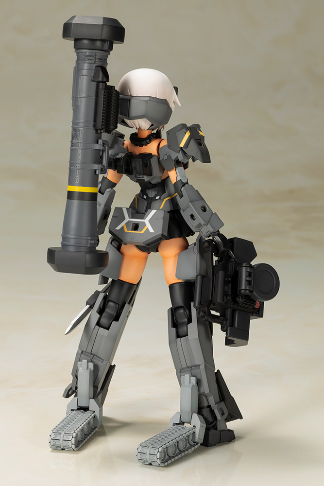 Frame Arms Girl: Gourai-Kai [Black] with FGM148 Type Anti-Tank Missile Model Kit