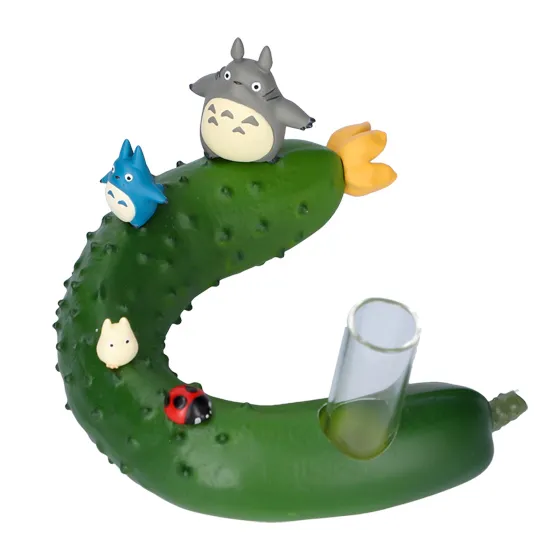 My Neighbour Totoro: Totoro and Vegetable Single Vase (Cucumber)