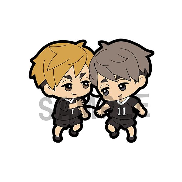 Haikyu!!: BuddyColle Rubber Keychain Blind Box