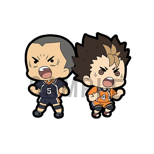 Haikyu!!: BuddyColle Rubber Keychain Blind Box