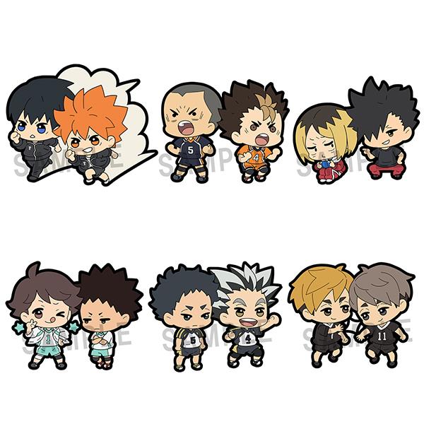 Haikyu!!: BuddyColle Rubber Keychain Blind Box