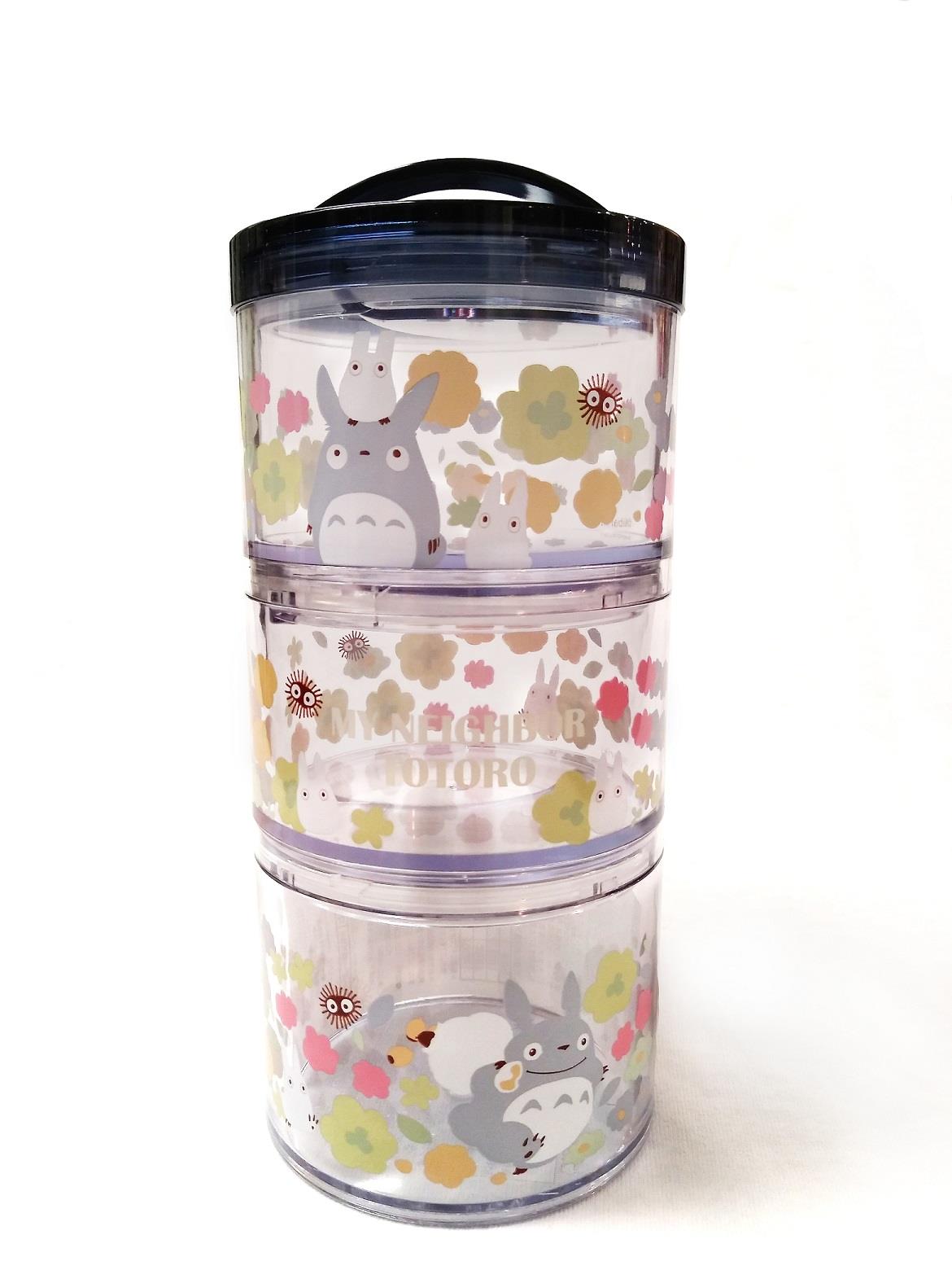 My Neighbour Totoro: Totoro Stacking Cylinders Bento Set