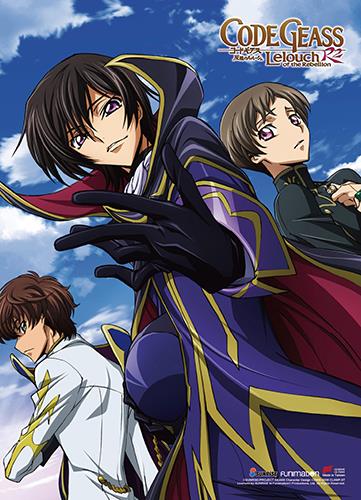 Code Geass: Lelouch, Suzaku & Rolo Wall Scroll